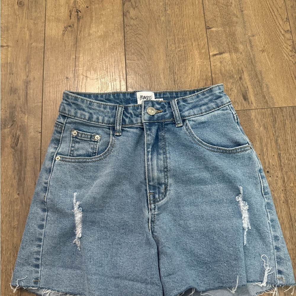 Princess Polly Blue Jean Shorts
